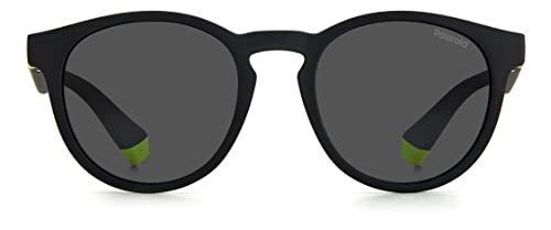 POLAROID KIDS PLD 8048/S 71C BLACK YELLOW 45/18/130 JUNIOR Sunglasses2