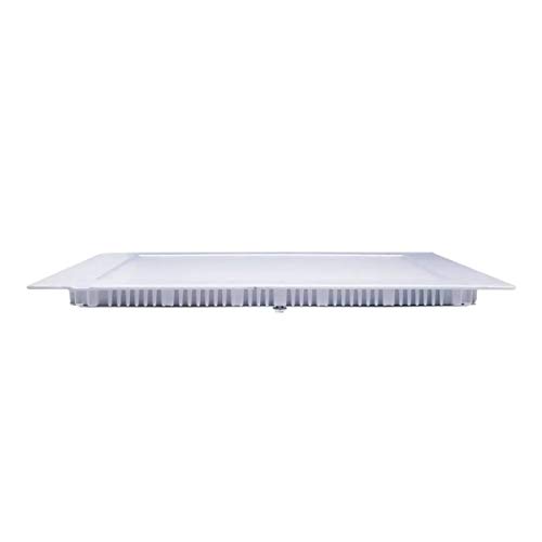 Painel Plafon Led 18W Quadrado Embutir Branco Frio