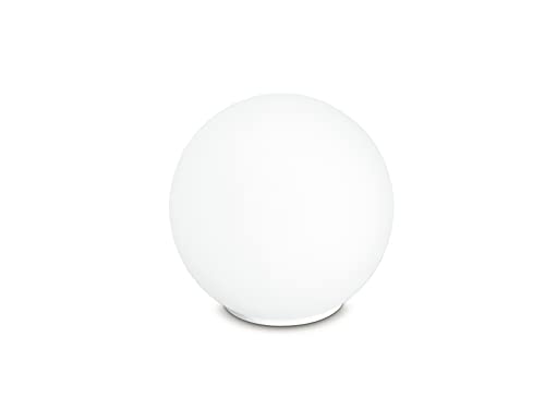 Fan Europe i-lampd/L15 BCO Tischleuchte Globe Moderne, Glas, 60 Watts, Weiß