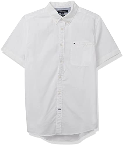 Tommy Hilfiger Men's Short Sleeve Casual Button Down Shirt in Custom Fit2