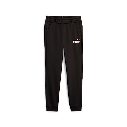 PUMA Pantaloni da Ragazzo Ess+ 2 col Logo Pants FL Cl B Pantaloni Lavorati a Maglia