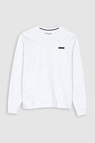 Teddy Smith - Nark Rc - Sweat pour Homme - Casual - Blanc Mélangé - Taille L - Image 3