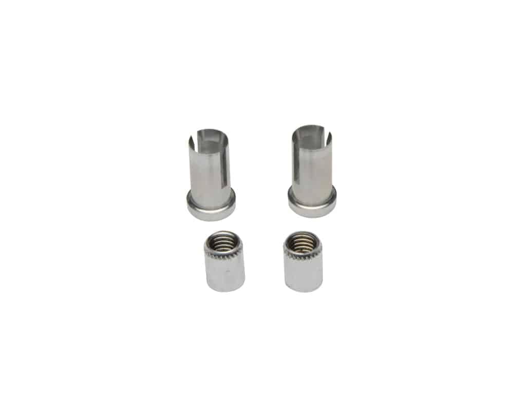 BarkbustersBar End Mounting Kit, with alloy inserts for 10mm ID handlebars