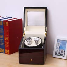 FLOUREON Scatola Carica Orologio con Lucchetto