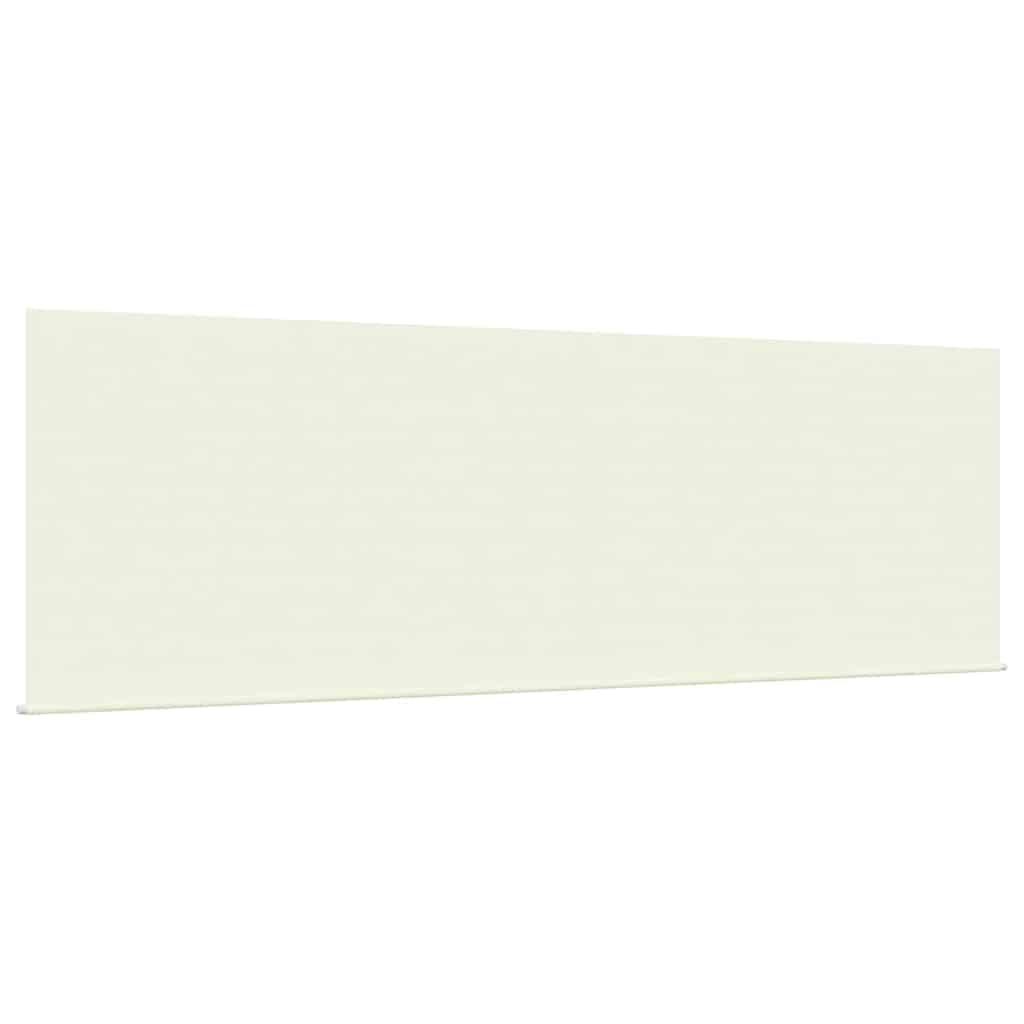 Tenda da sole retrattile color crema, 400 x 300 cm, in poliestere e alluminio, con meccanismo di funzionamento manuale, resistente alle intemperie, resistente ai raggi UV, ideale per giardino