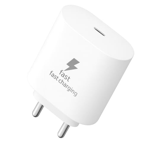 Image of {Original} 25W Type-C Charger Adapter Compatible with Samsung Galaxy M47, S25, S24, S23, S22, S21(Ultra /Fe), M35, M36, M16, M06, M05, M56, A57, M07, A55 5G, A35 5G, M17, F14(Z /S /A /M /F Series by Mifaso