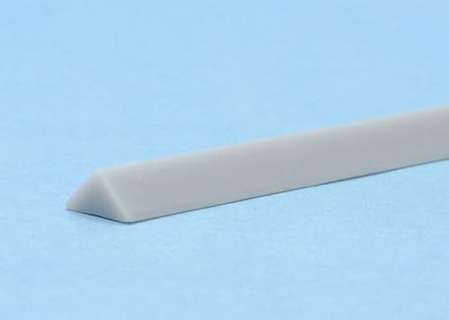 Barra triangular de plástico de 1.0 mm Wave OM-491 para maquetas de modelismo 2