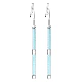 PATIKIL Armbandhilfswerkzeug, 2er-Pack Armbandhilfe zum selbst Anlegen Schmuckhilfe zum Befestigen und Einhaken von Halsketten Uhrenverschlüssen, Hellblau