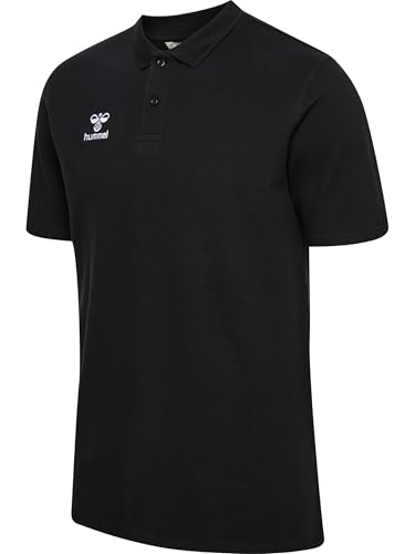 Polo Hummel Go 2.0 Short Sleeve haut sportswear respirant à boutons taille L