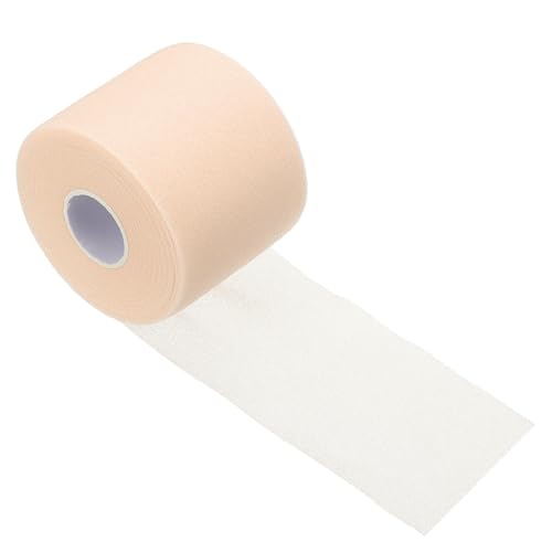 YELARXI Pre Wrap Tape, Non-Slip Grip Cushion Wrap Prewrap Athletic Tape- Fitting for (Tennis- Badminton - Pickleball - Sports) 22 Yard x 2.4 Inch & Beige