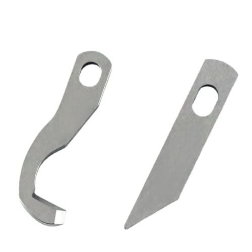 Blooy- XB0563001 + X77683-001 Upper and Lower Blade for Brother 925D,929D,1034D,1134DW,DZ1234,1634D Serger Household Overlock Machine