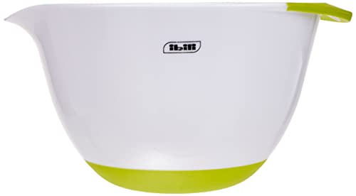 Ibili Tazón Mezclador 18 cm Base Antideslizante Blanco/Verde miniatura 2