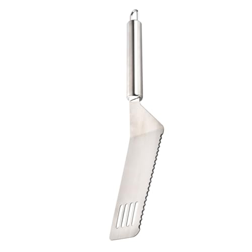 Cabilock Pelle À Pizza Et Fromage En Acier Inoxydable Ustensile De Cuisson À Bord Dentelé Pour Et Les Desserts