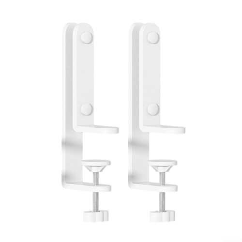 Floweringbeter Soporte de tablero de clavijas en forma de T de construcción de acero para organización vertical de herramientas, manualidades y suministros de arte (blanco)