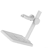 Filteilect Mikroskopständer aus Kunststoff für verstellbare Höhe mit 3,26 cm runder Klemme und stabiler Basis für digitale Mikroskope, kompatibel mit Mini-Mikroskop-Geräten (weiß)