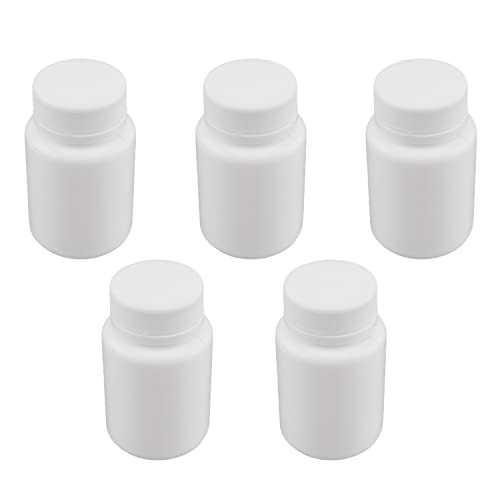 Othmro 60ml ボトル口内径25mm 高さ67mm 20個入り PE容器 プラスチック 薬 詰め替え容器 液体 化学薬品 保存容器 ボトル 保管 軽量ポリエチレン容器 サンプルシール収納容器 プラスチックボトル シールボトル ペットボトル 実験用品