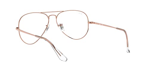 Image of Ray-Ban Unisex Rx6489 Aviator Aviator Prescription Eyeglass Frames