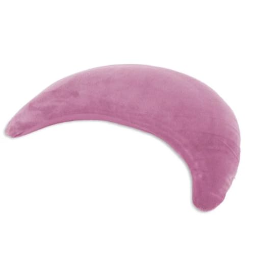 Theraline Plüschmond Stillkissen, Kopfkissen und Nackenkissen mit Perlen, ergonomisches Kissen zum...