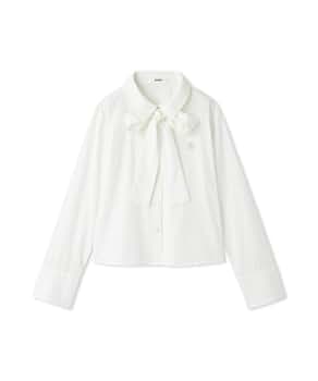 Amazon | [スナイデル] リボンワンポイントロゴシャツ