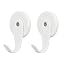 B Pattern 2 White - 2PCS