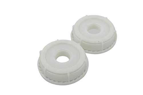 Three (3) Piece PriorityPour Water Storage Accessory Kit Includes 3/4\" HDPE Turn Spigot, 70mm Cap & Pre-drilled 70mm Center Cap for Heavy Duty Water Storage Containers