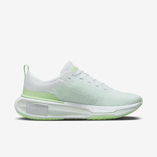 Nike Invincible 3 Women's Road Running Shoes (DR2660-104, White/Barely Green/Green Glow/Vapor Green) Size 7