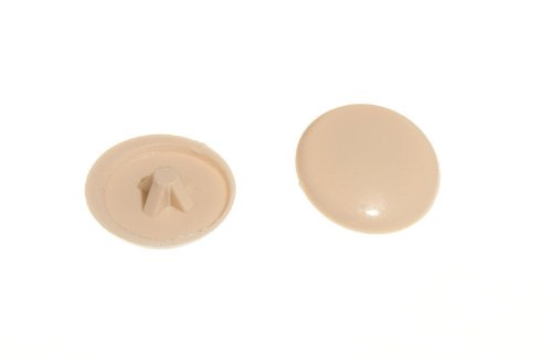 500 x Screw Cap for POZI Phillips Head Screws Beige