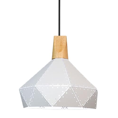 Chandelier traditionnel bois à hauteur réglable et style rétro