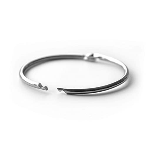 Anillo de hojas sueltas metálico ABOOFAN multipropósito para cortinas 3
