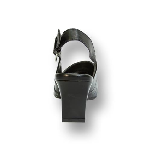 Peerage Susie Women's Wide Width Leather Slingback Pumps4