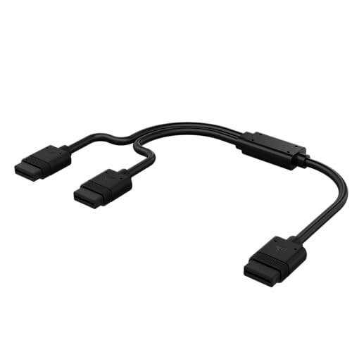 CORSAIR iCUE LINK Y-Kabel - 600mm Gerade - Schwarz