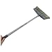Gogogmee 1 Set Broom Dustpan Set Stand up Broom Standing Dustpan and Broom Dust Pan Long Handled Broom and Dust Pan Broom Dustpan Tool Stand up Dustpan Broom with Dust Pan Grey Plastic