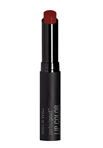 Wet n Wild Perfect Pout Lipstick, Red Club Brat, Vegan | Gluten-Free | Cruelty-Free | Lip Color, Lip Color