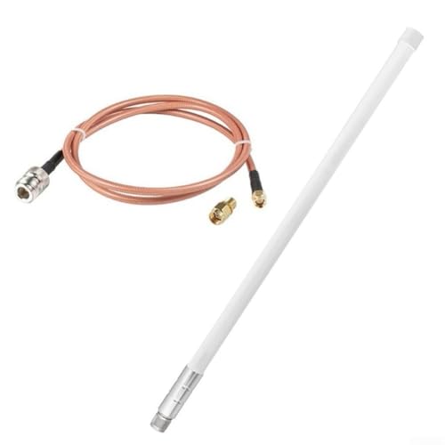 Antenne extérieure 12 DBi 860-930 MHz, antenne mâle en fibre de verre de type N avec câble à faible perte de 1 m pour réseau sans fil à l'hélium EU868...