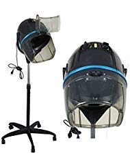 ZENY Stand Up Hair Dryer 1300W Adjustable Floor Hooded Bonnet Hair Dryers with Rolling Wheels Professional Salon Equipment for Beauty Home Hair Drying