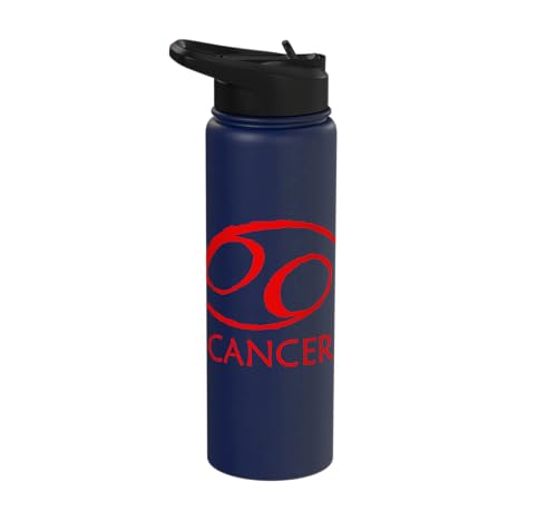 Cancer Zodiac Sign Red Symbol Stars June July Birthday Stainless