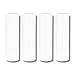 Pre Stretched Wrap, Plastic Shrink Wrap, White, 17 Inch x 1476 Feet x 34 Gauge, 128 Rolls