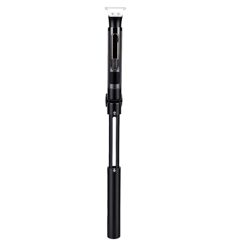 Pongnas Cortapelos Eléctrico 4 en 1, Afeitadora Corporal y Recortador de Nariz con 5 Peines Guía, Brazo Ajustable de 180°, Pantalla LED IPX6 Inalámbrico para Hombres
