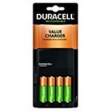 Duracell - Ion Speed 1000 Battery Charger with 4 AA Batteries - charger for AA and AAA batteries (Pack of 6)