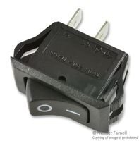 CHERRY CRE22F2FBBNE SWITCH, ROCKER, SPST, 20A, 250V, BLACK (1 piece) by Cherry