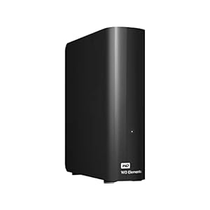 Western Digital – Disco duro externo de escritorio Elements de 20 TB, disco duro externo USB 3.0 para almacenamiento, plug and play, Western Digital BWLG0200HBK-NESN