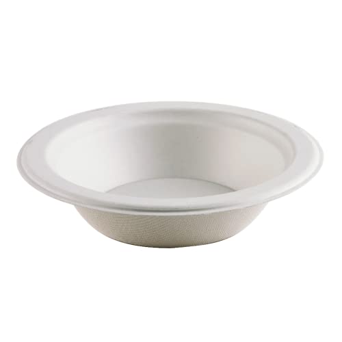 Highmark® Compostable Bowls, 12 Oz, White, Pack Of 50
