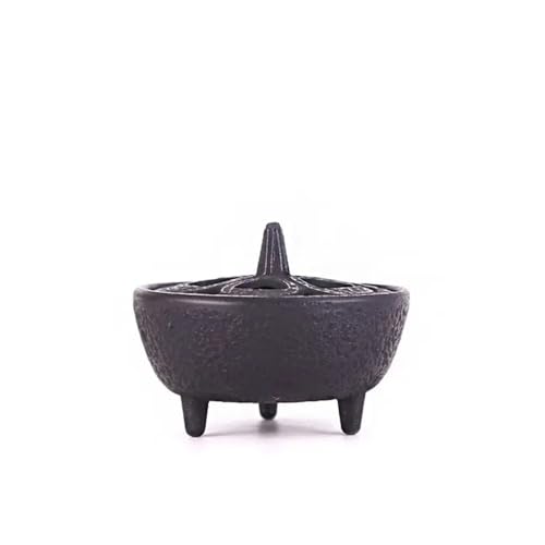 Quemador de incienso de hierro fundido retro, adornos de escritorio, estilo chino antiguo, ceremonia de té, fragancia, estufa de humo