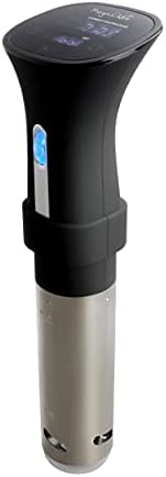 MegaChef MC-1000 Sous-Vide Cooker with Digital Touch Screen Display - Black and Silver
