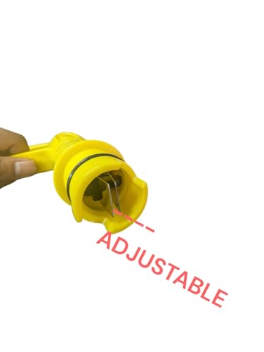 Image of Spray Gun M22 (Connection) Pressure Water Spray Gun Car Wash Floor Cleaning 190BAR High Pressure Water Washer Gun with Adjustable Nosel (Yellow) (Yellow)
