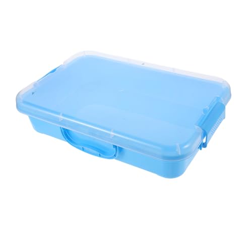 Didiseaon Space Sandbox for Indoor with Storage Box Safe Plastic Molds for Home Kindergarten Interactive Sand Play for Boys and Enhancing Creativity
