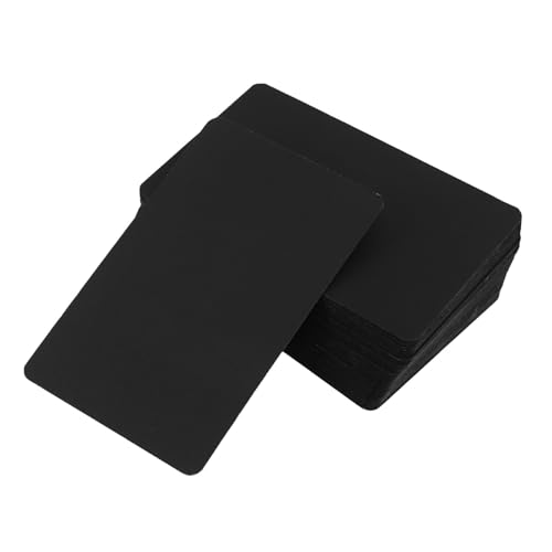 Cartes cartonnées noires haut de gamme en papier double face dense pour dessin
