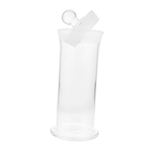 COSMEVIVI 1pc Glass Bottle Little Bottles for Bourbon Sample Serum Cold Brew Specimen with Lids