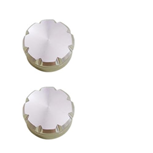 Pack of 2 Replace Parts New Fishing Wheel Mechanical Brake Trim Knob Nut for DAIWA Steez A Spool Tension Knob (Silver 2pcs)