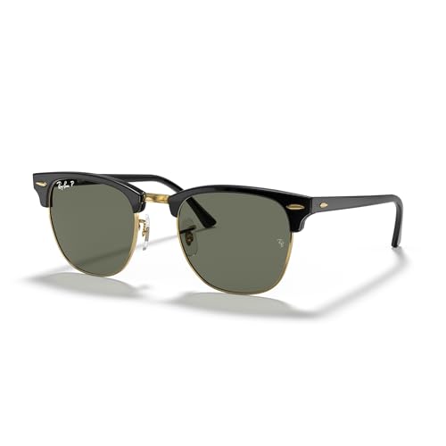 Image of Ray-Ban RB3016F Clubmaster Low Bridge Fit Square Sunglasses for Men for Women